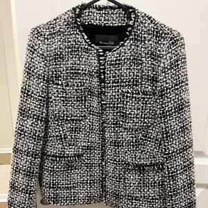 Massimo Dutti Jacket Black & White Blazer